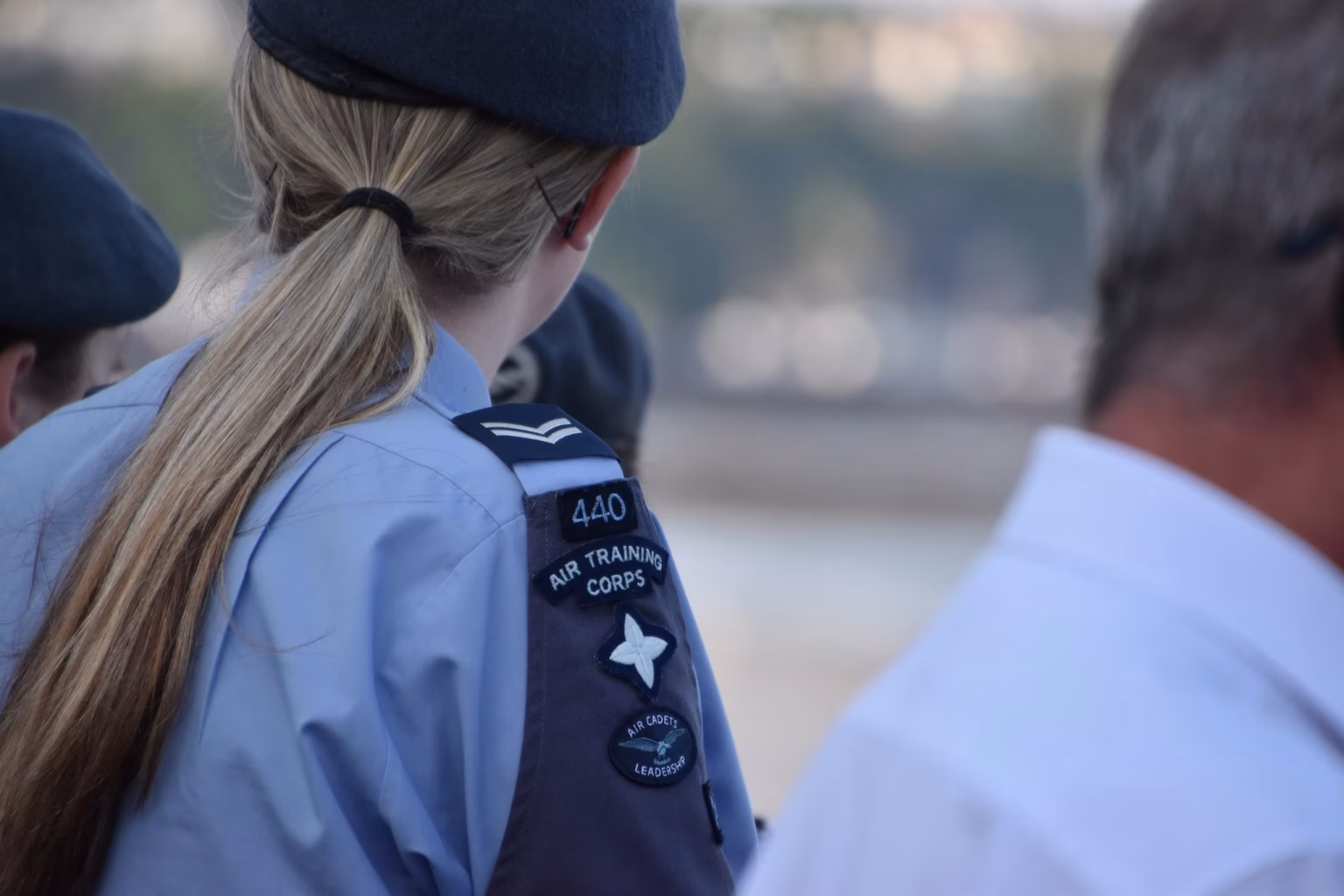 A 440 Squadron cadet in uniform